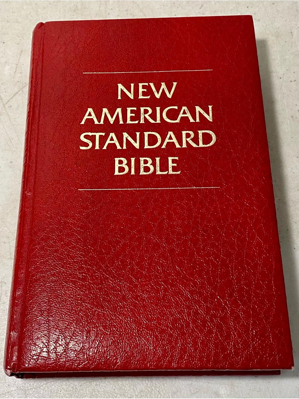 New American Standard Bible Reference Ed Concordance Red Hardcover NASB 1975
